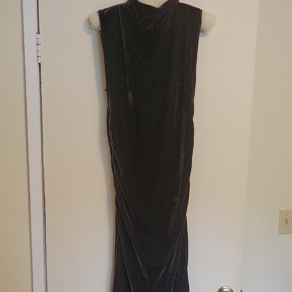 A New Day Black Cowl Neck Maxi Gown